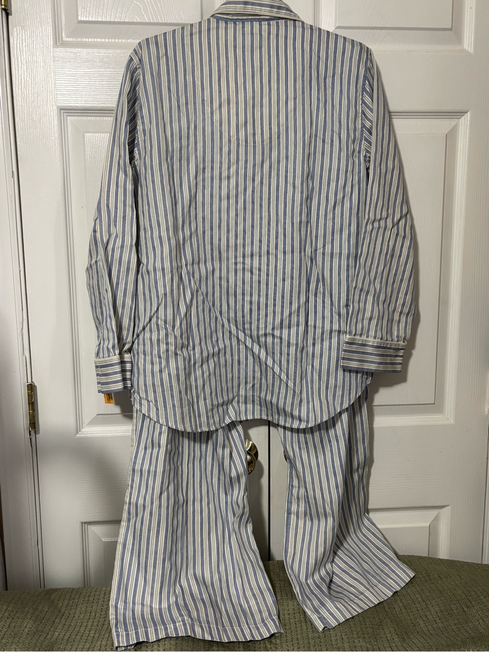 Lauren Ralph Lauren Striped Pajama Set Sz XL VGUC - Picture 3 of 3